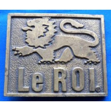 Le ROI Brass Belt Buckle.